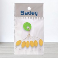 Стопор овальний силіконовий, 6шт/уп, розмір XXXL